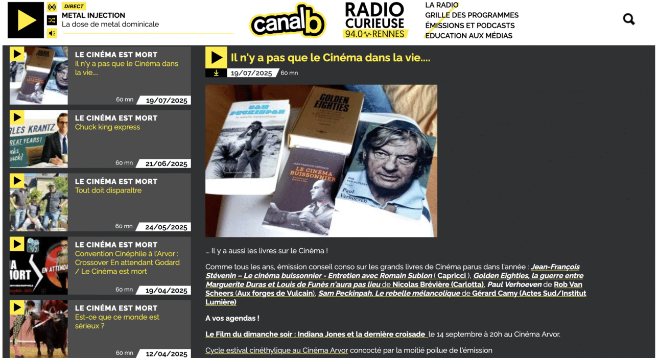 Le cinéma est mort 2